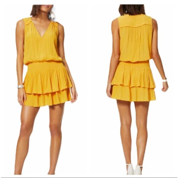 Ramy Brook Caitlin Sleeveless V-Neck Mini Dress - Picture 1 of 12